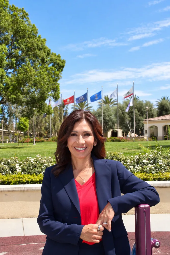 Service flags, navy blazer